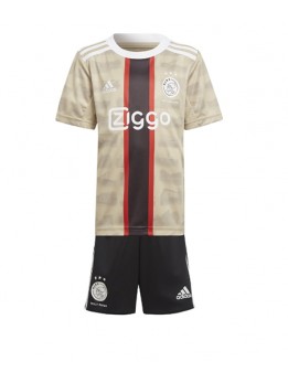 Ajax Ausweichtrikot für Kinder 2022-23 Kurzarm (+ Kurze Hosen)
